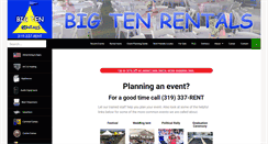Desktop Screenshot of bigtenrentals.com